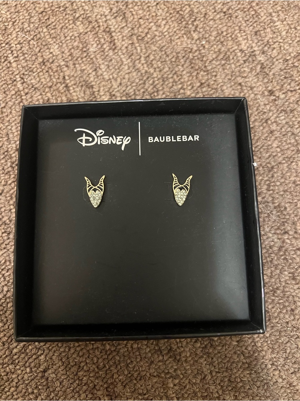 Baublebar Disney villains Maleficent earrings NWT